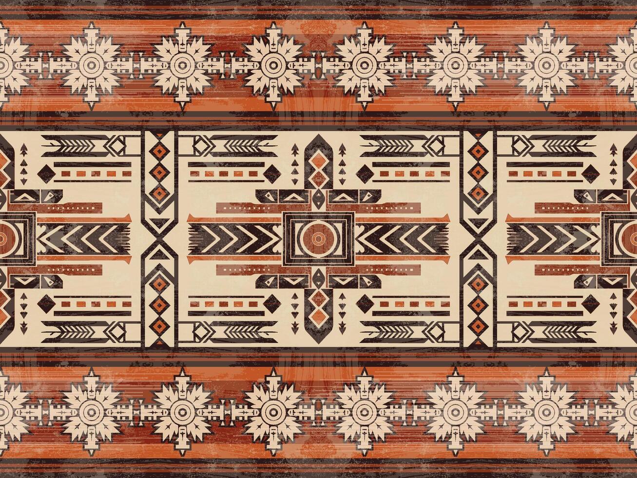 nativo americano indiano ornamento modello geometrico etnico tessile struttura tribale azteco modello navajo messicano tessuto senza soluzione di continuità decorazione moda vettore