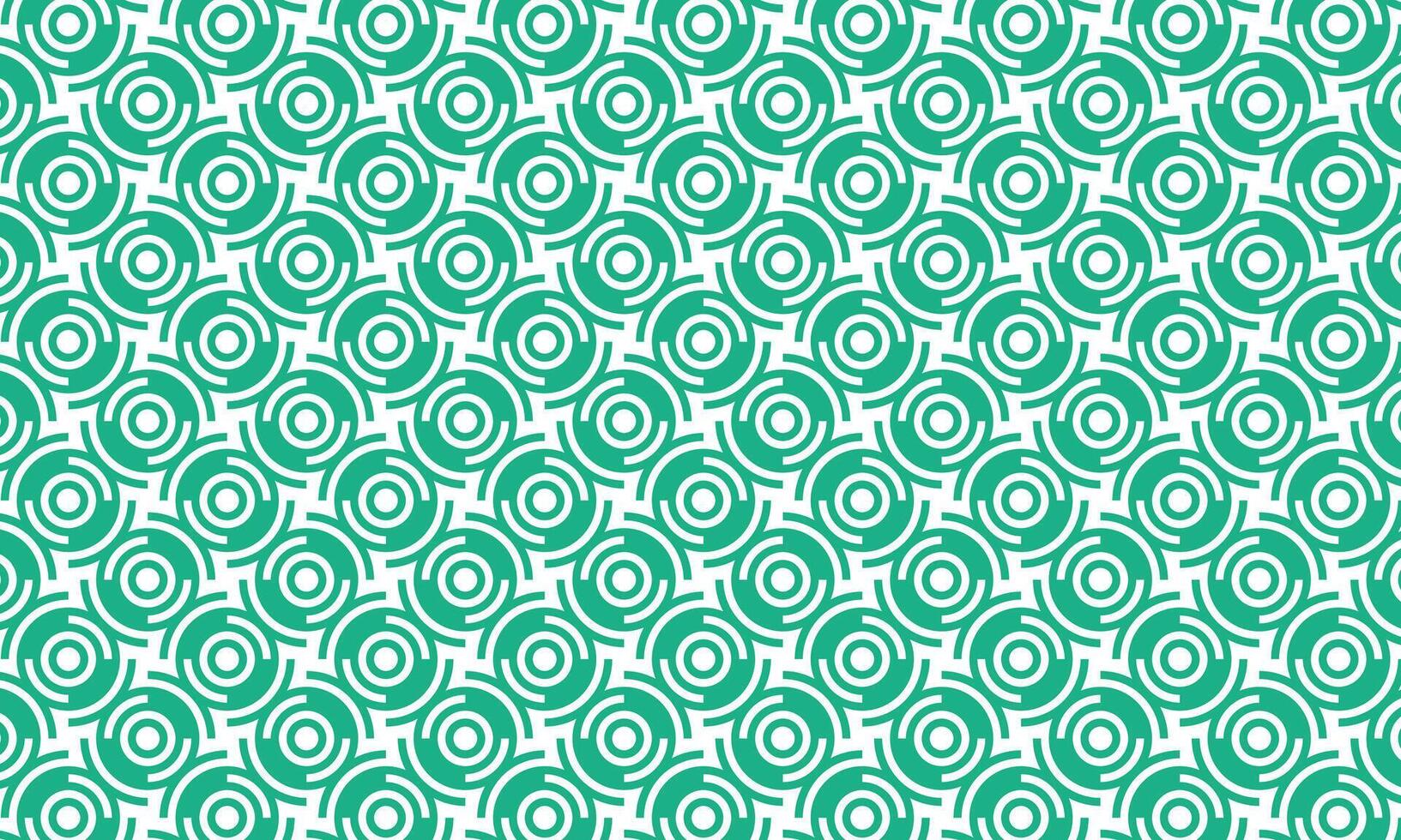 senza soluzione di continuità modello con di spessore delineato cerchi nel verde. elegante geometrico struttura. moderno astratto sfondo. vettore