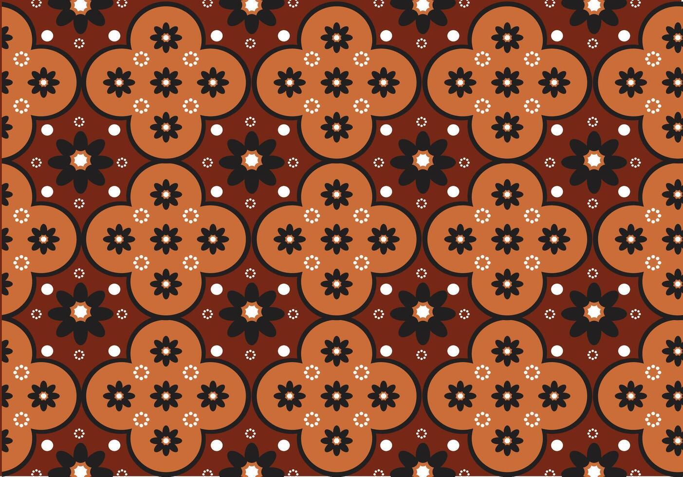 indonesiano batik motivi con molto distintivo, esclusivo pianta modelli. eps 10 vettore