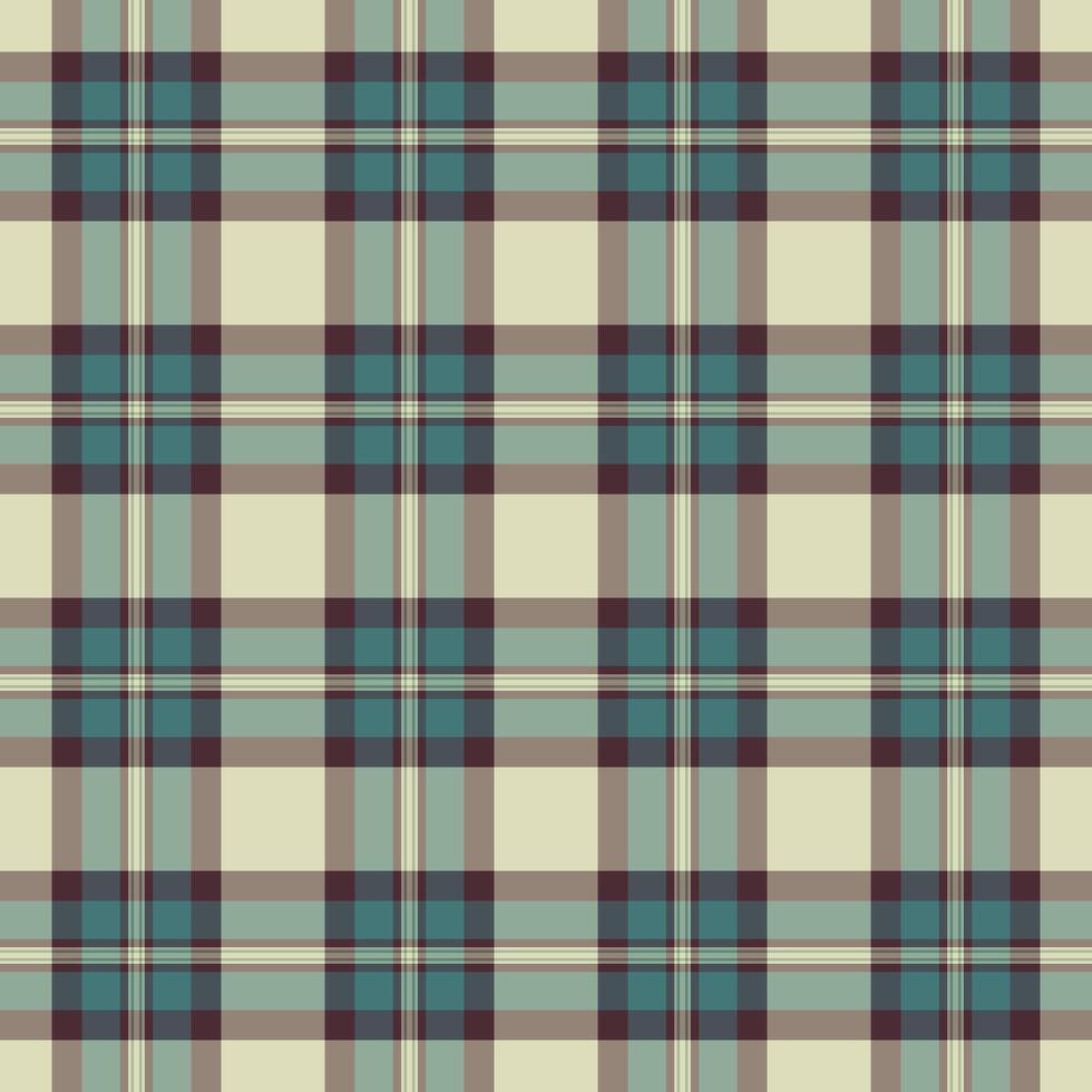 senza soluzione di continuità dai un'occhiata struttura di sfondo plaid con un' modello tessuto tartan tessile. vettore