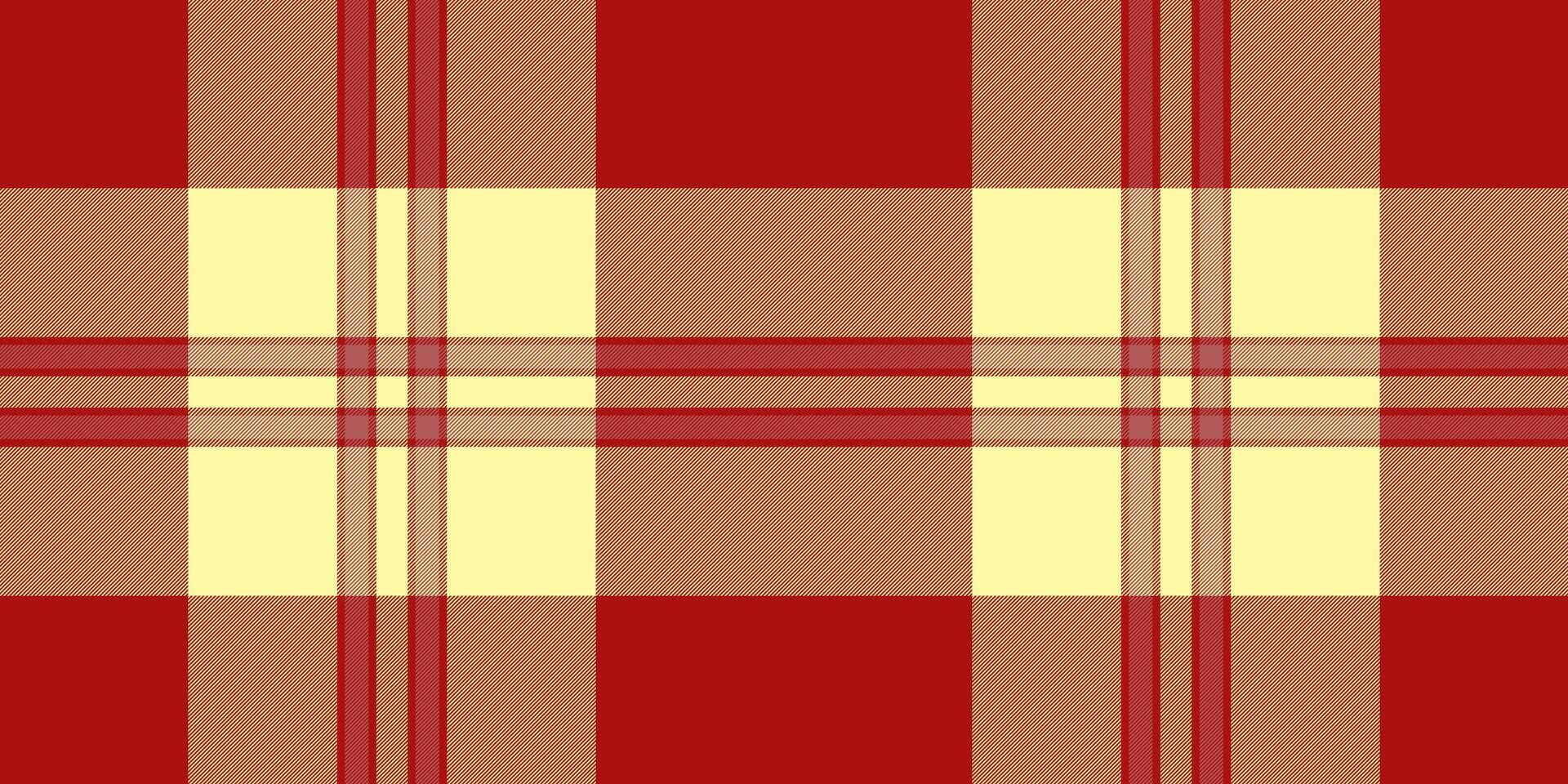 Arabo struttura sfondo senza soluzione di continuità, idea modello tartan dai un'occhiata. hanukkah tessuto plaid tessile nel rosso e giallo colori. vettore