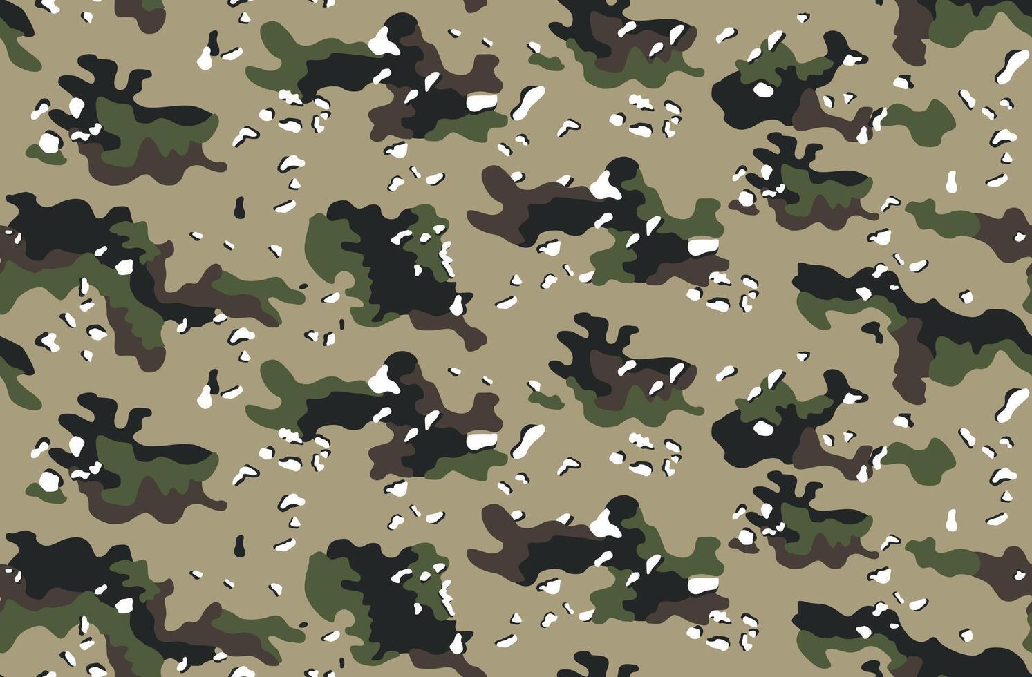 colorato illustrazione di militare camuffare modello nel . vettore