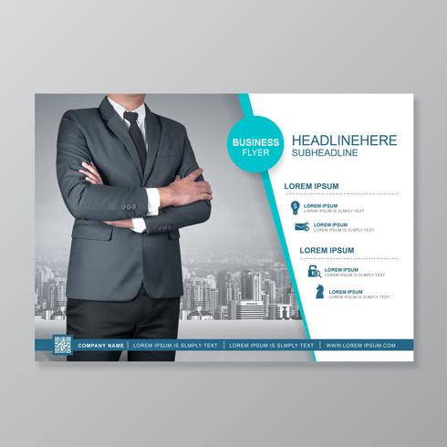Modello di copertina business a4 per una progettazione di brochure e brochure, flyer, banner, decorazione di volantini per la stampa e presentazione illustrazione vettoriale