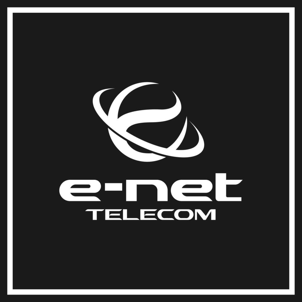Telecom logo simbolo ispirazione vettore