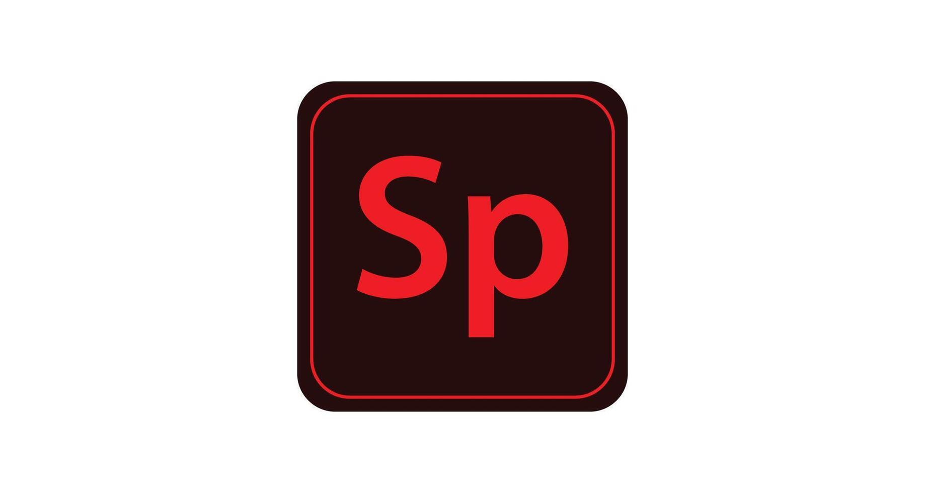 adobe scintilla icona logo vettore