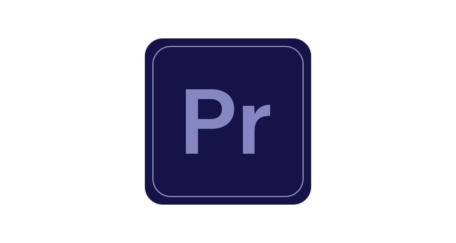 adobe prima professionista icona vettore