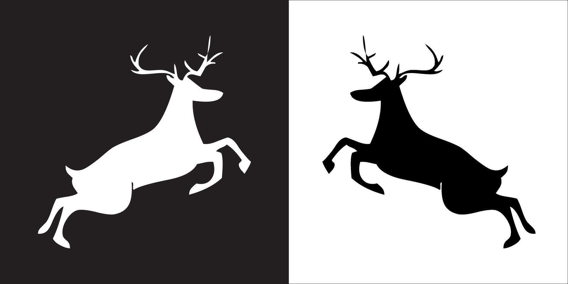 illustrazione grafica di cervo icona vettore