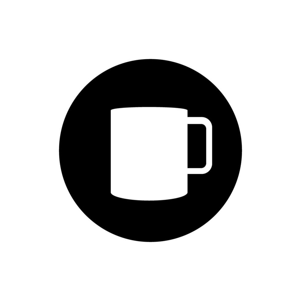 caffè tazza icona . tè tazza illustrazione cartello. moca simbolo. tè logo. caldo bevanda marchio. vettore