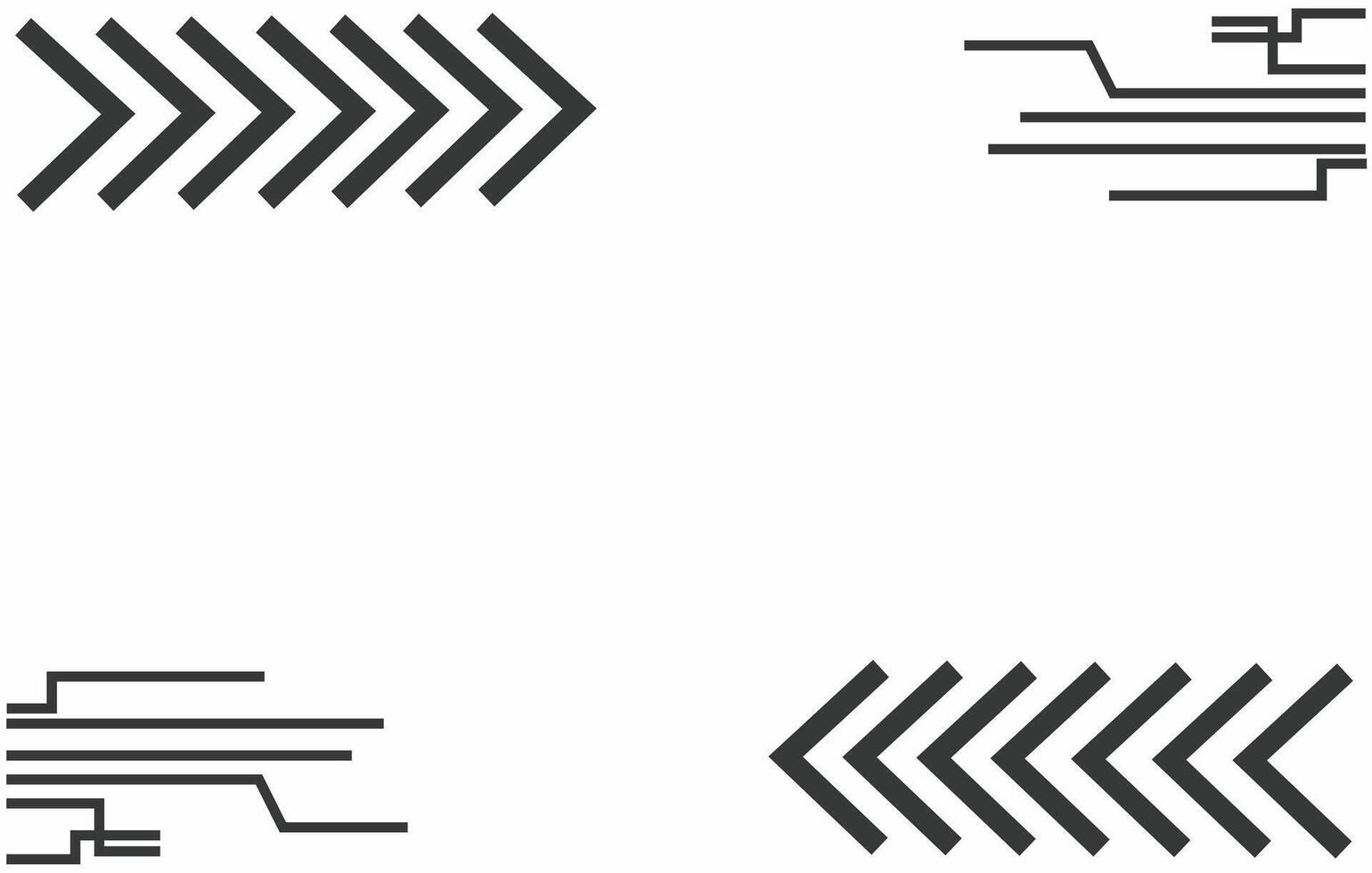 semplice bianca astratto sfondo con direzionale frecce e Linee vettore
