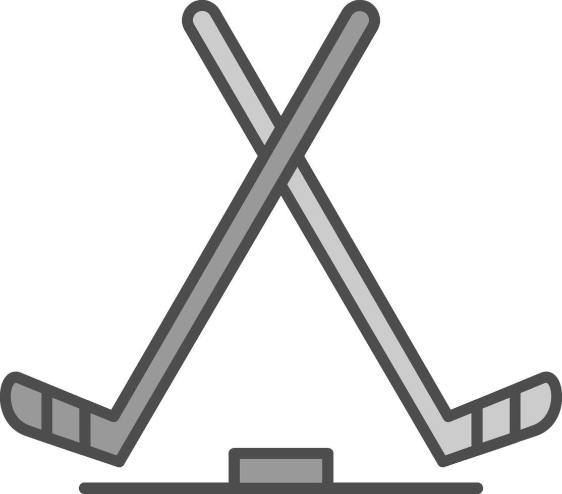 ghiaccio hockey fillay icona vettore