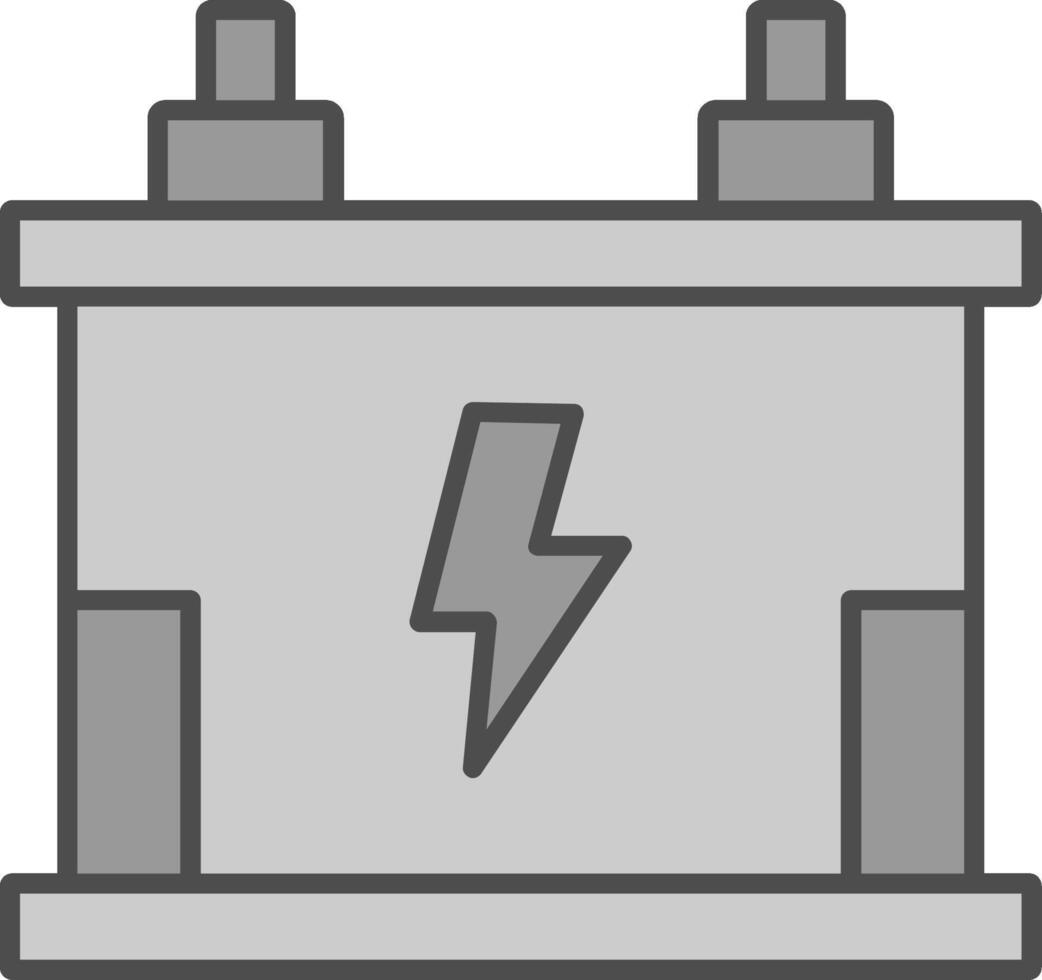 accumulatore fillay icona vettore