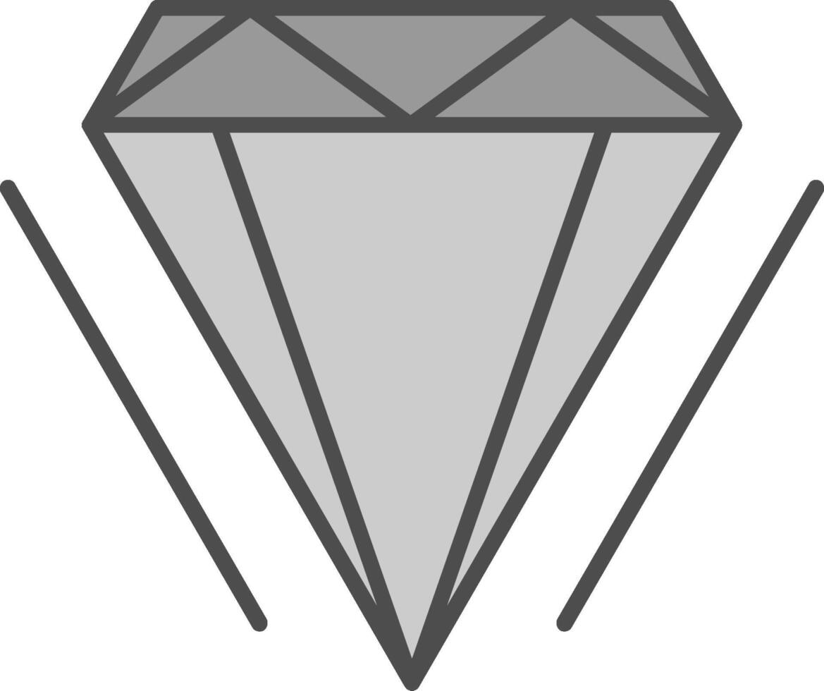icona a due colori della linea di diamante vettore