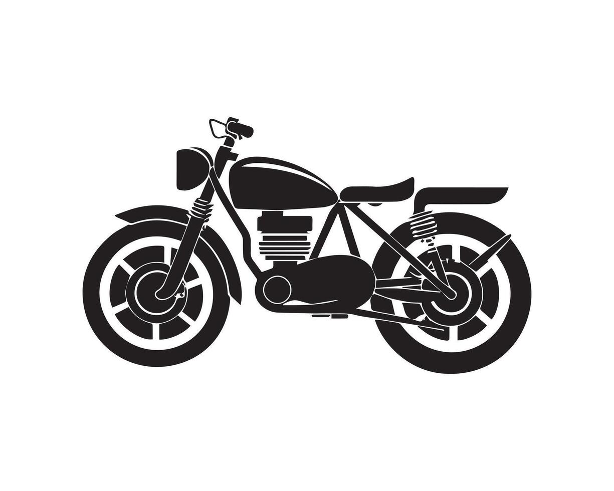 bicicletta silhouette icona grafico logo design vettore