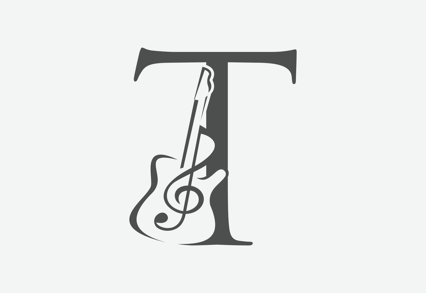 musica icona con quest'ultimo t logo design creativo concetto vettore
