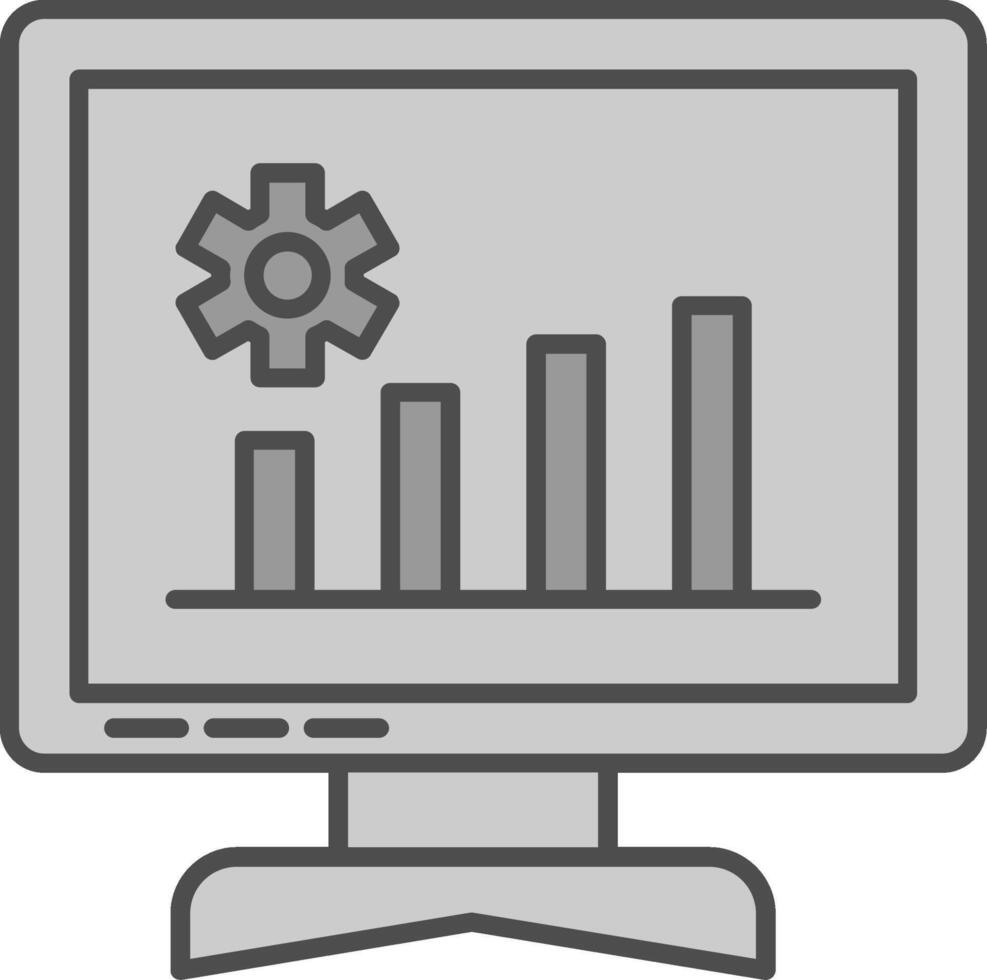 attività commerciale fillay icona vettore