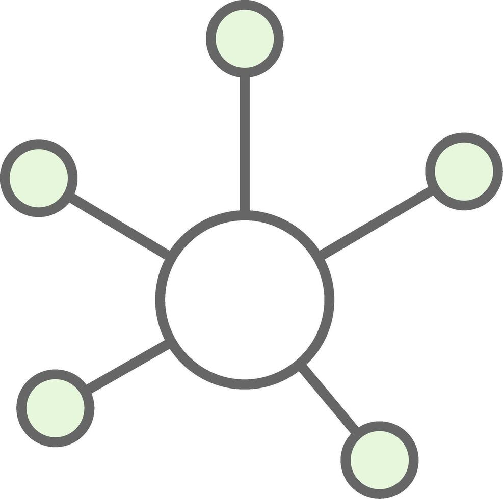 connessione fillay icona vettore