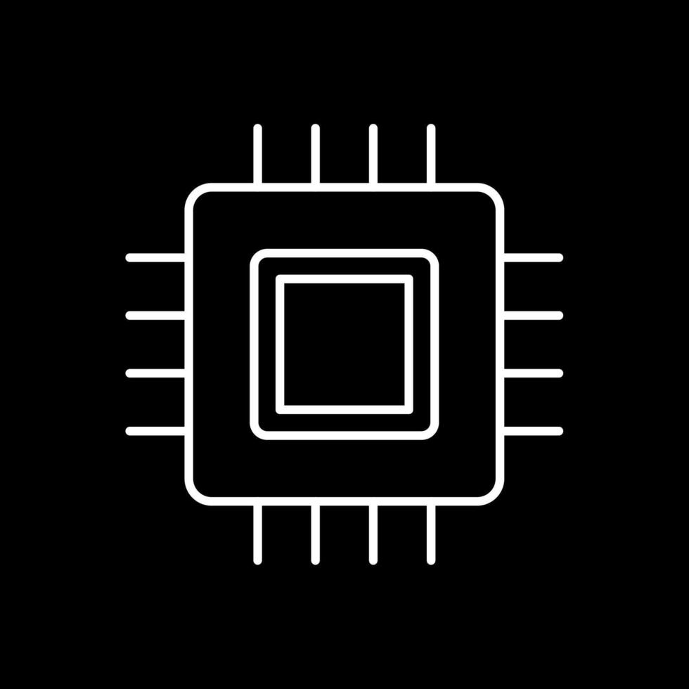 circuito tavola linea rovesciato icona vettore