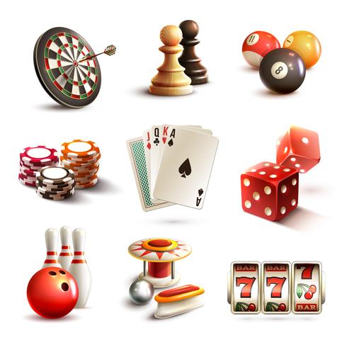 Set di icone di gioco vettore