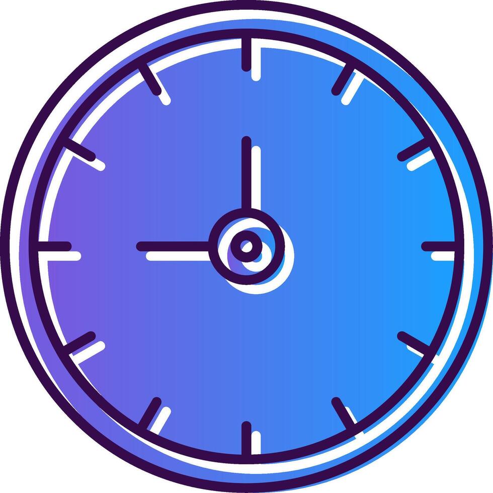 orologio pendenza pieno icona vettore