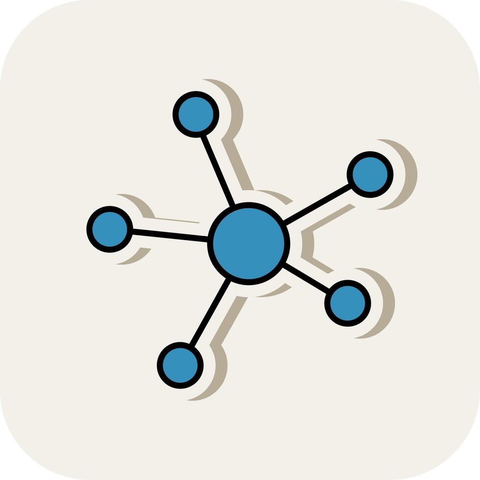 connessione linea pieno bianca ombra icona vettore