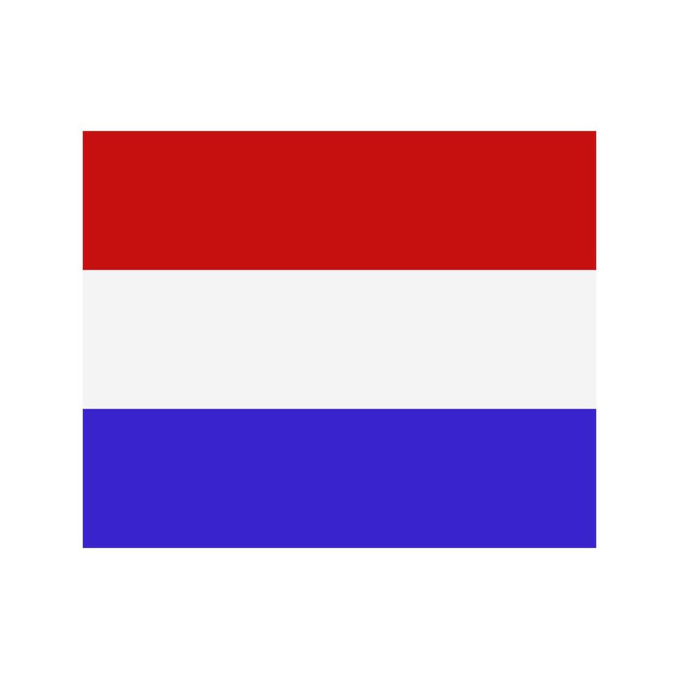 Olanda bandiera nel vettore