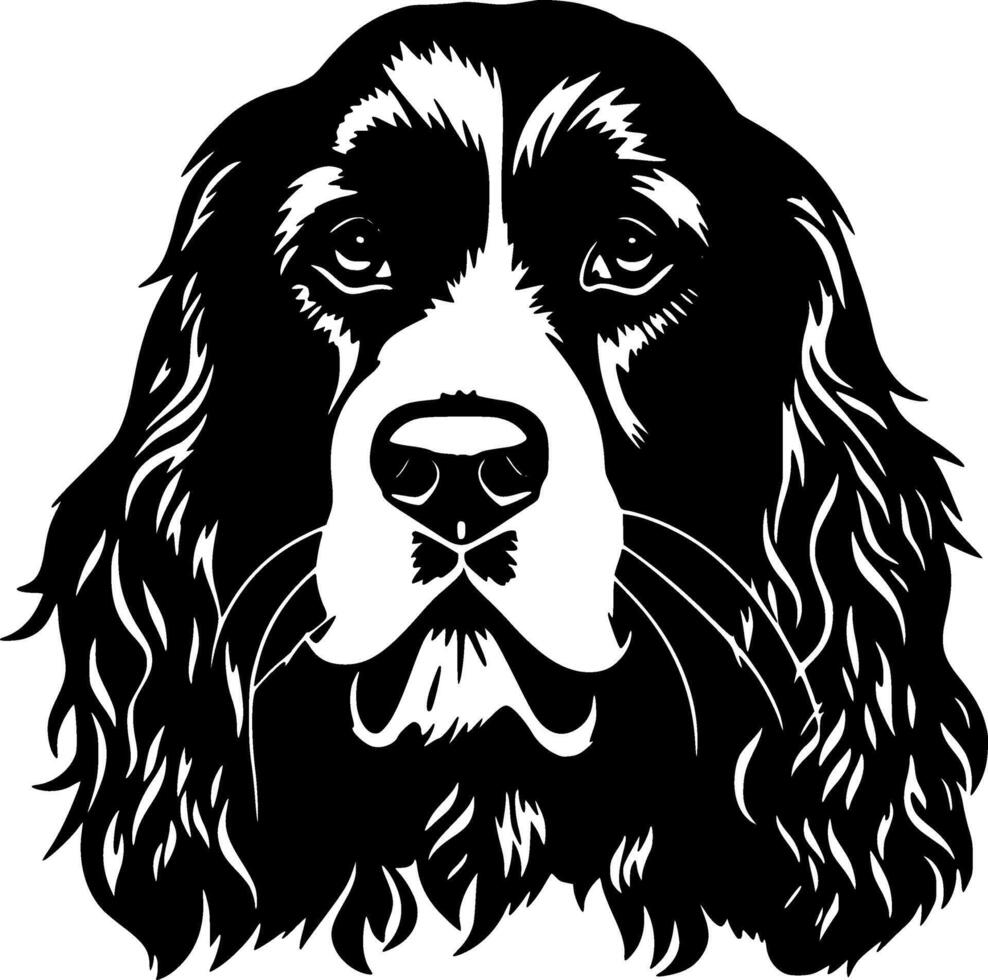 cocker spaniel - alto qualità logo - illustrazione ideale per maglietta grafico vettore