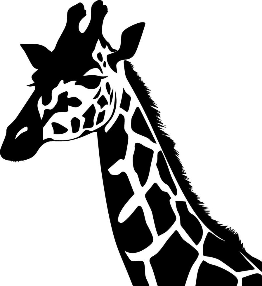 giraffa - alto qualità logo - illustrazione ideale per maglietta grafico vettore