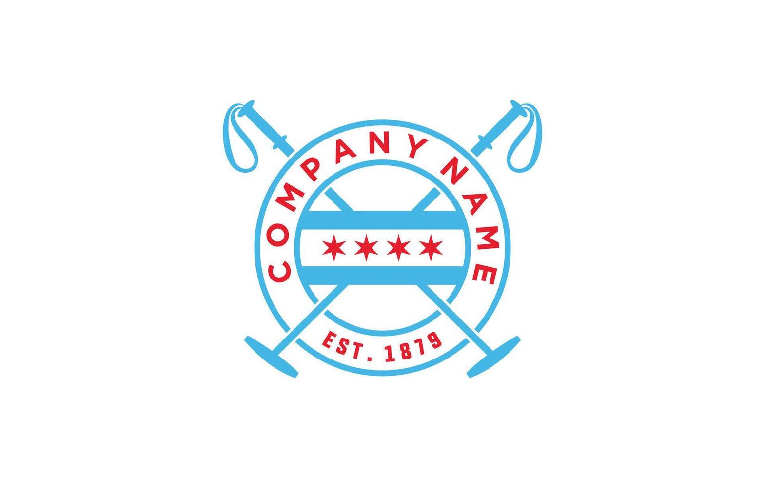 emblema distintivo Chicago polo logo, Chicago polo logo Vintage ▾ retrò stile vettore
