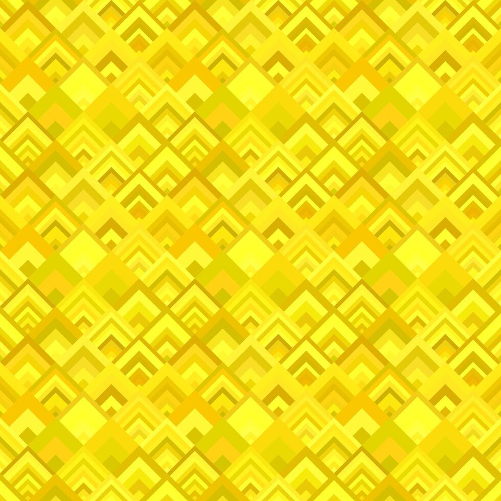 giallo astratto geometrico diagonale piazza piastrella mosaico modello sfondo - pavimento grafico vettore