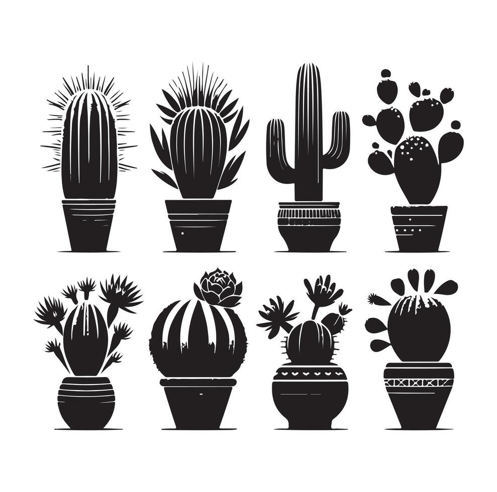 illustrazione stabilita del cactus vettore