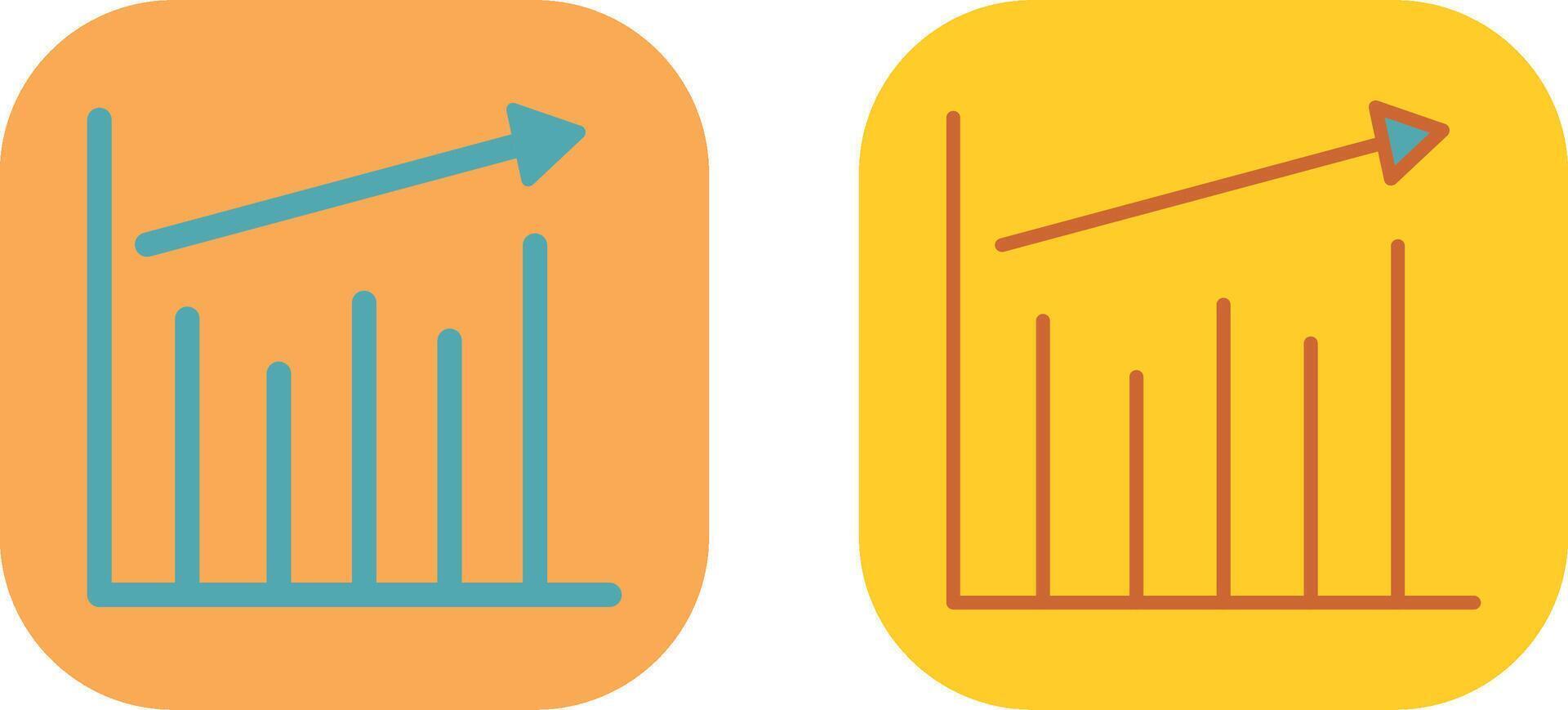 statistica icona design vettore