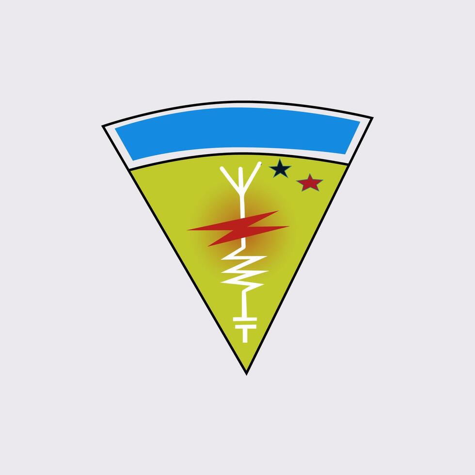 futuristico geometrico logo vettore
