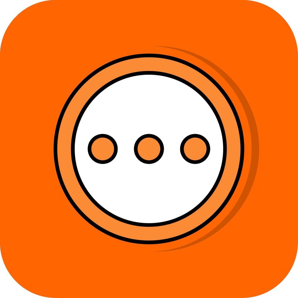 Di Più gratuito pieno arancia sfondo icona vettore