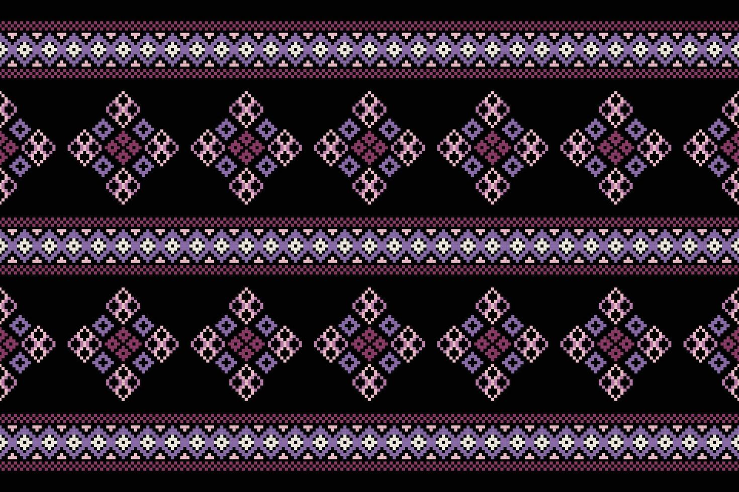 tradizionale etnico motivi ikat geometrico tessuto modello attraversare punto.ikat ricamo etnico orientale pixel nero sfondo.astratto, illustrazione. trama, sciarpa, decorazione, carta da parati. vettore