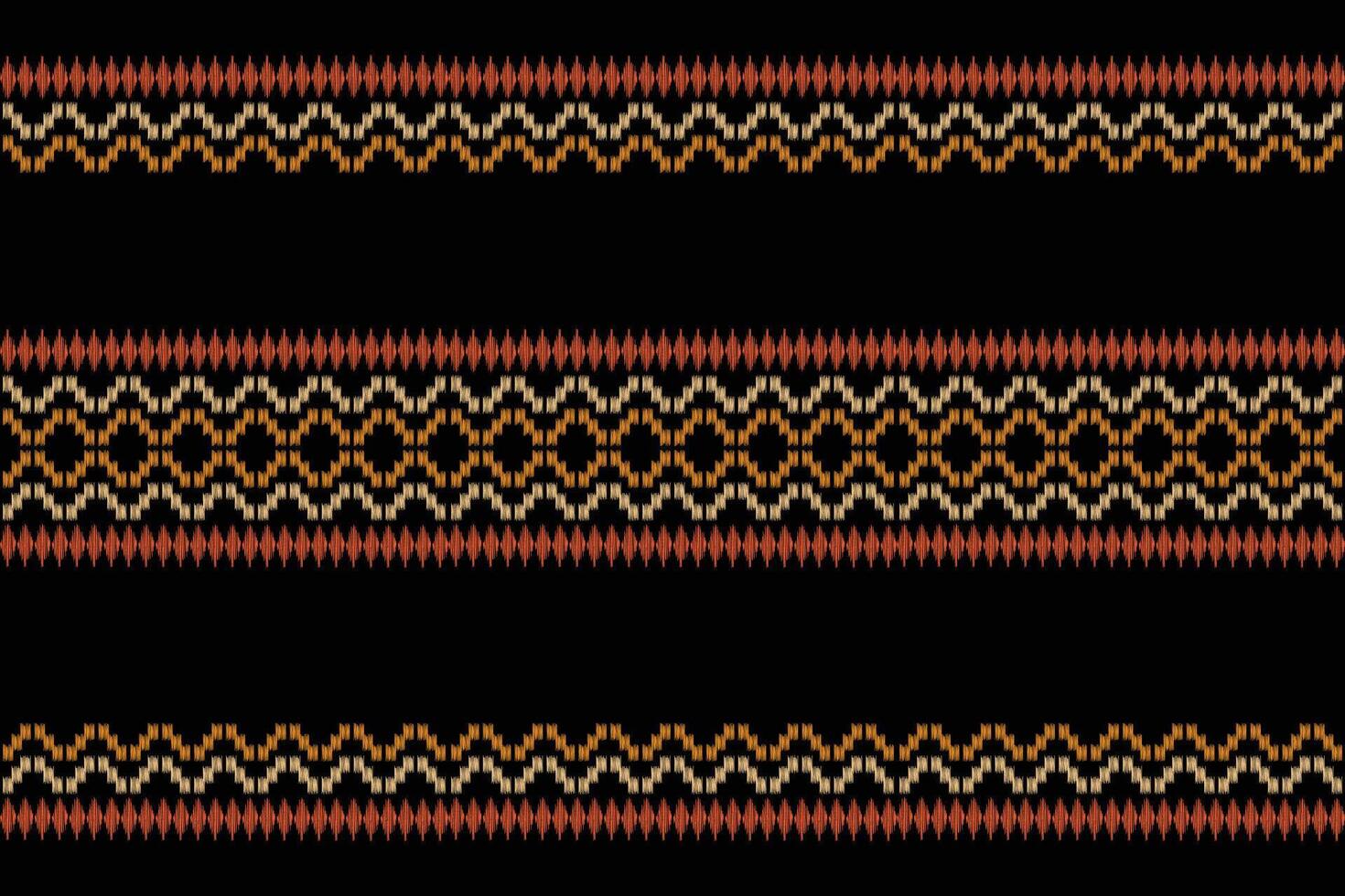 tradizionale etnico ikat motivo tessuto sfondo modello geometrico .africano ikat ricamo etnico orientale modello nero sfondo sfondo. astratto, illustrazione.texture, cornice, decorazione. vettore