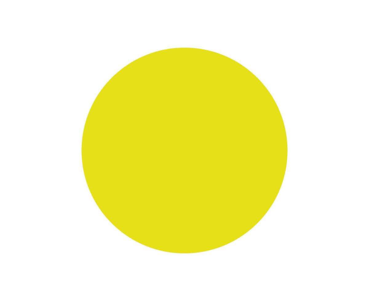 cerchio forma simbolo giallo grafico design elemento illustrazione vettore