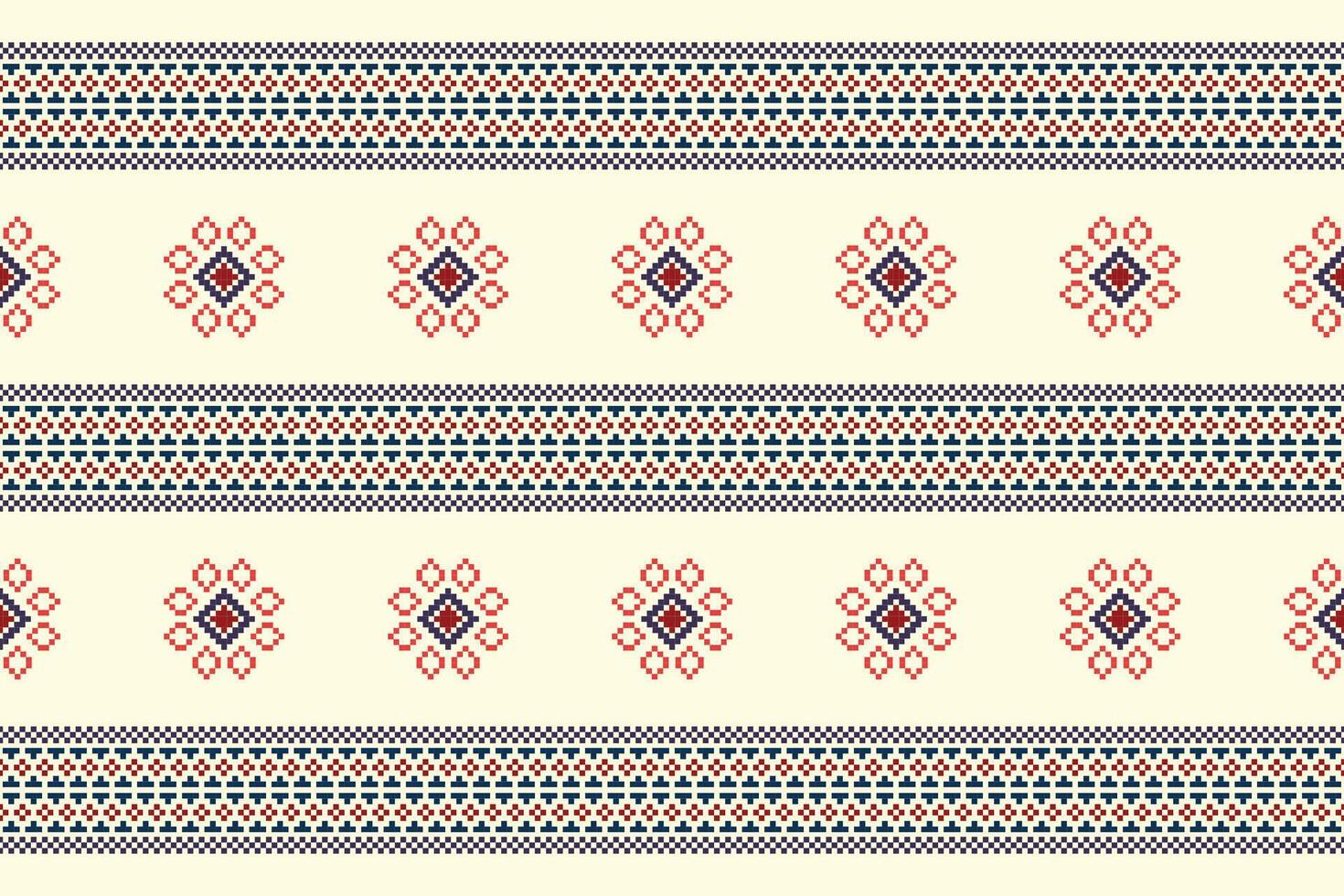 tradizionale etnico motivi ikat geometrico tessuto modello attraversare punto.ikat ricamo etnico orientale pixel Marrone crema sfondo. astratto, illustrazione. trama, sciarpa, decorazione, carta da parati. vettore