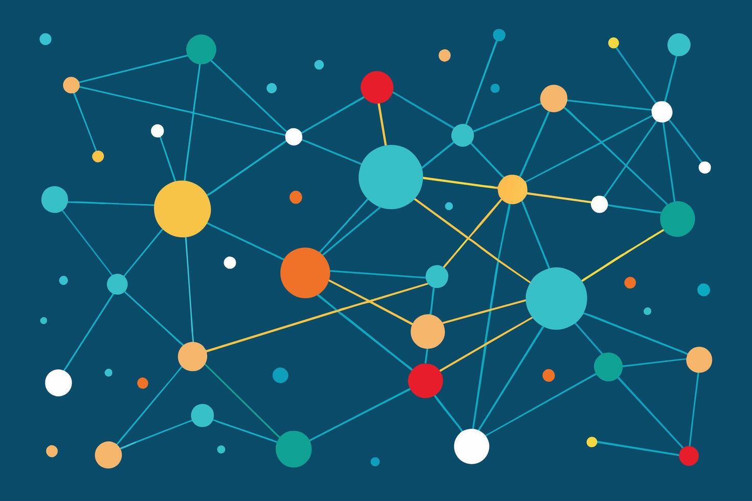 astratto sfondo con collegamento puntini e Linee. tecnologia grafico design e Rete connessione vettore