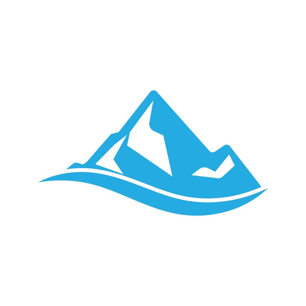 montagna logo modello simbolo design vettore