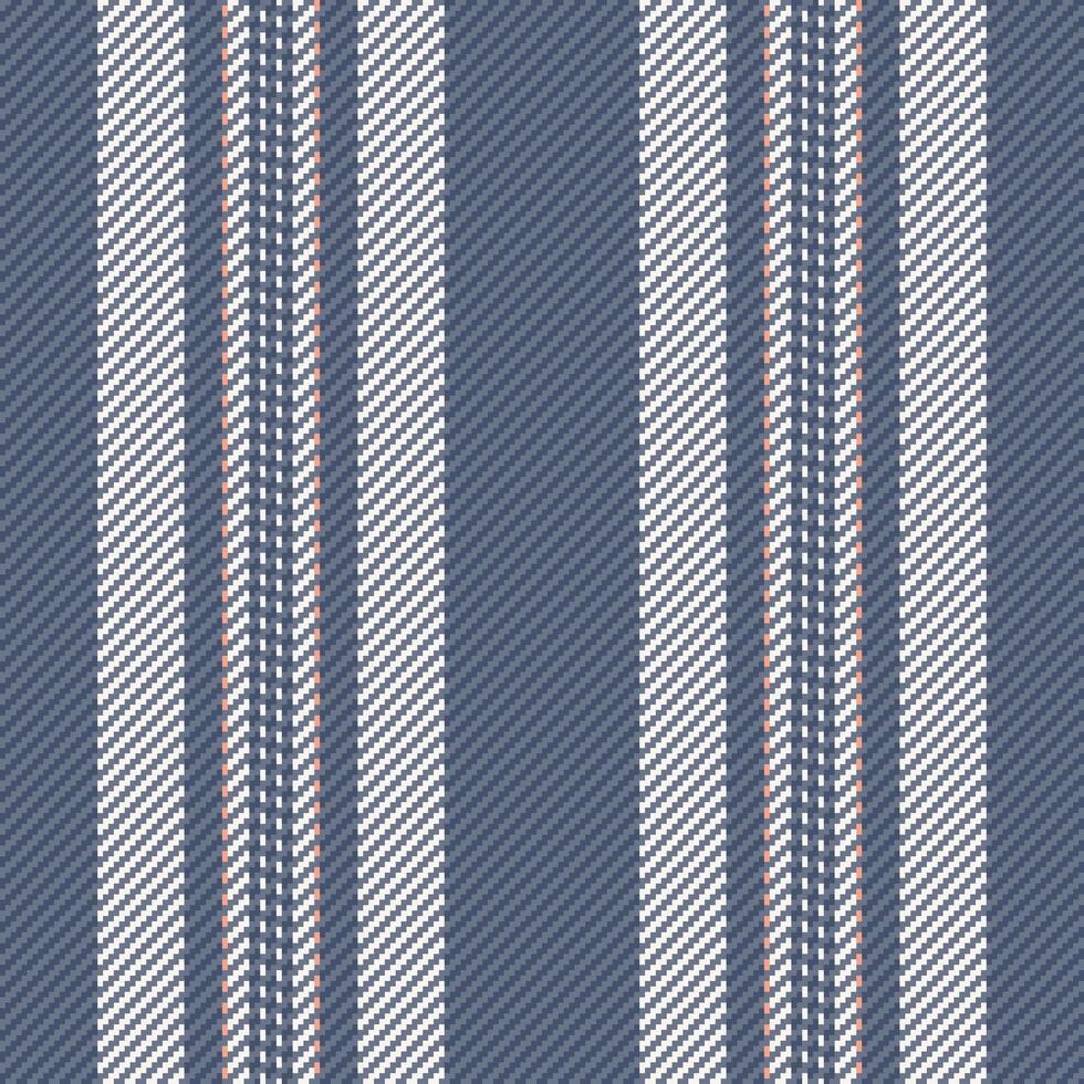 struttura sfondo senza soluzione di continuità di tessile verticale Linee con un' modello tessuto banda. vettore