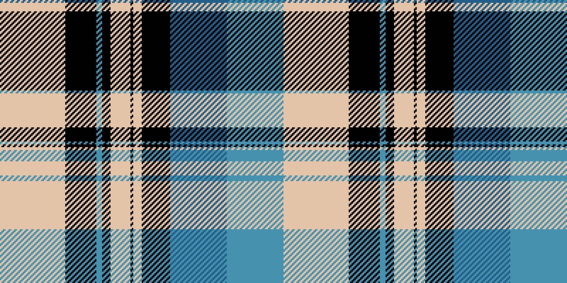 gonna tartan senza soluzione di continuità, etnico struttura plaid tessile. in forma sfondo dai un'occhiata tessuto modello nel ciano e leggero colori. vettore