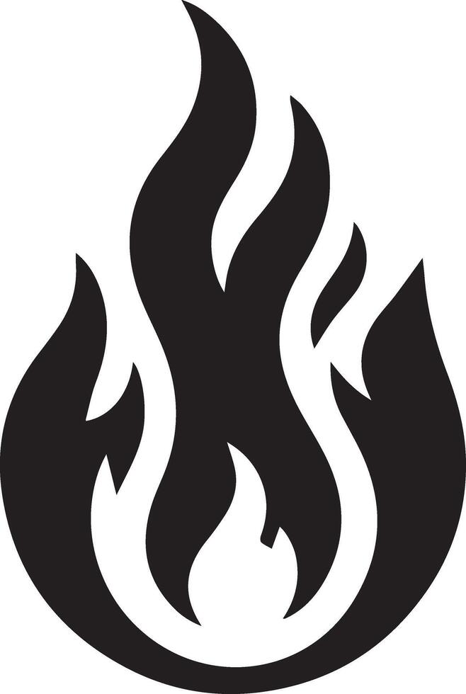 fuoco fiamma icona arte illustrazione 15 vettore
