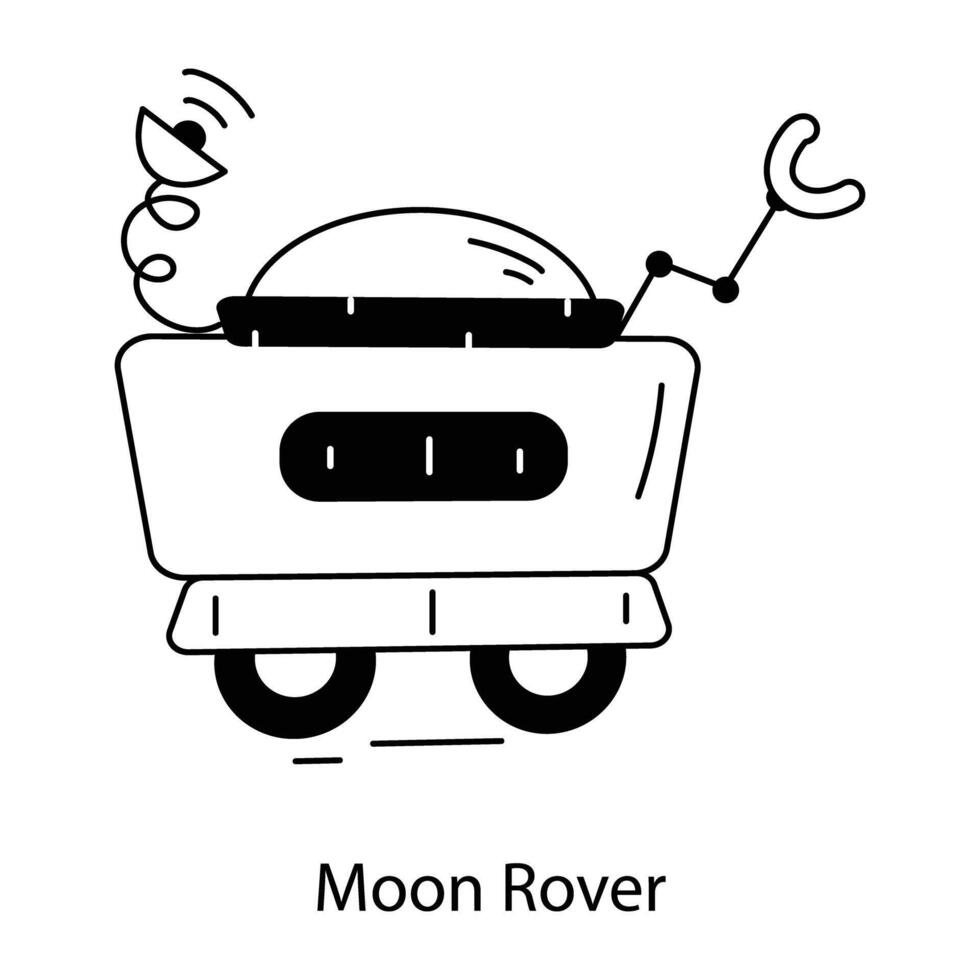 di moda Luna rover vettore