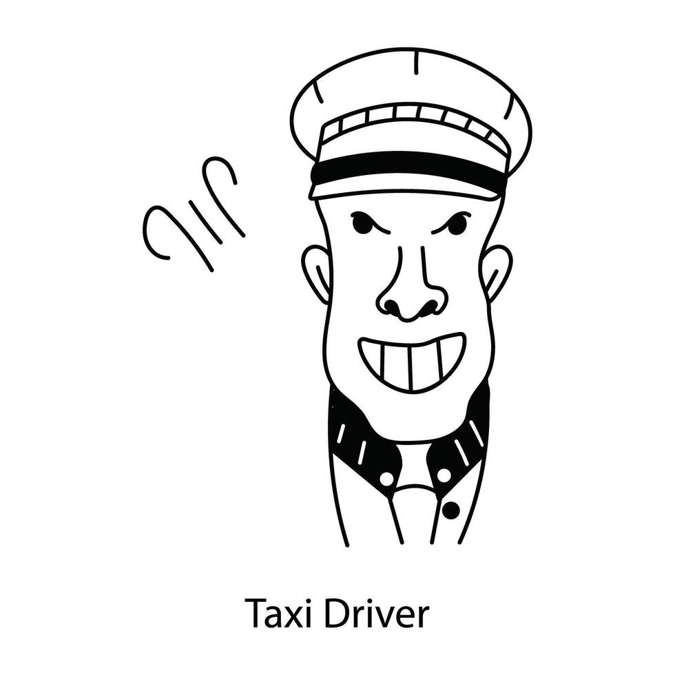 di moda Taxi autista vettore