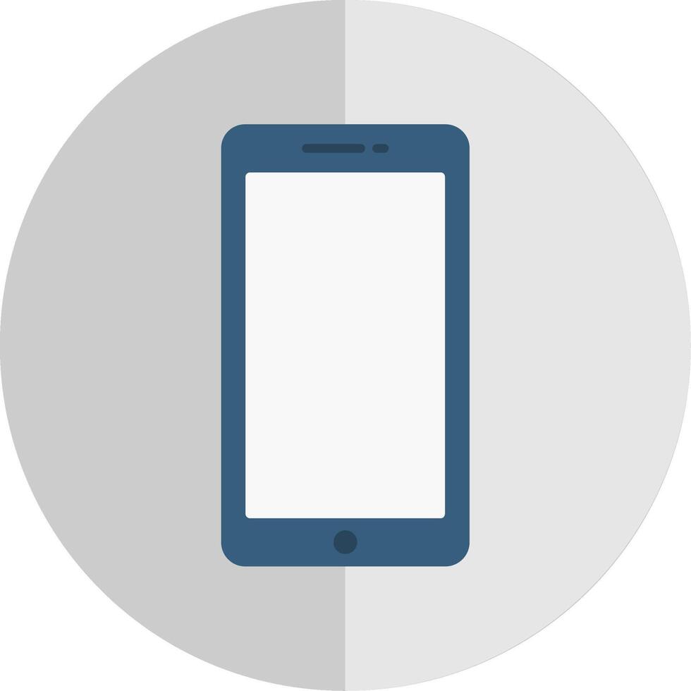 mobile Telefono piatto scala icona vettore