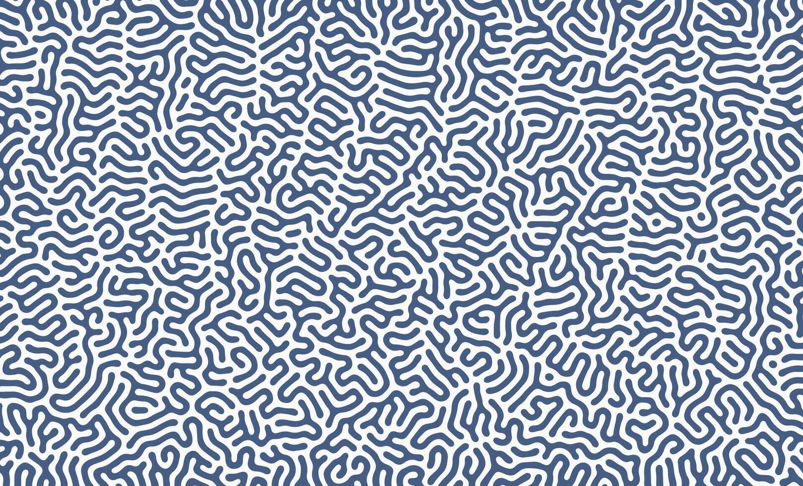 Opaco blu irregolare biologico Linee turing modello sfondo design vettore
