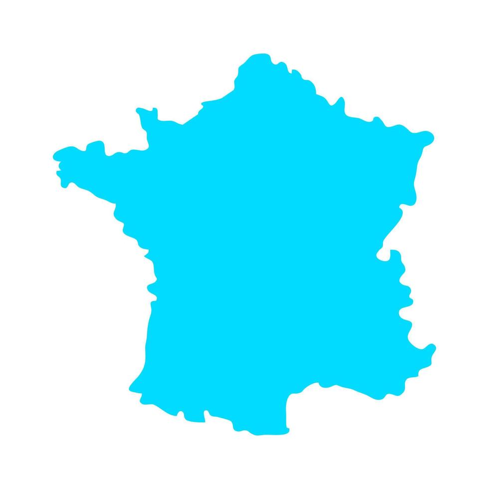 mappa della francia sullo sfondo vettore