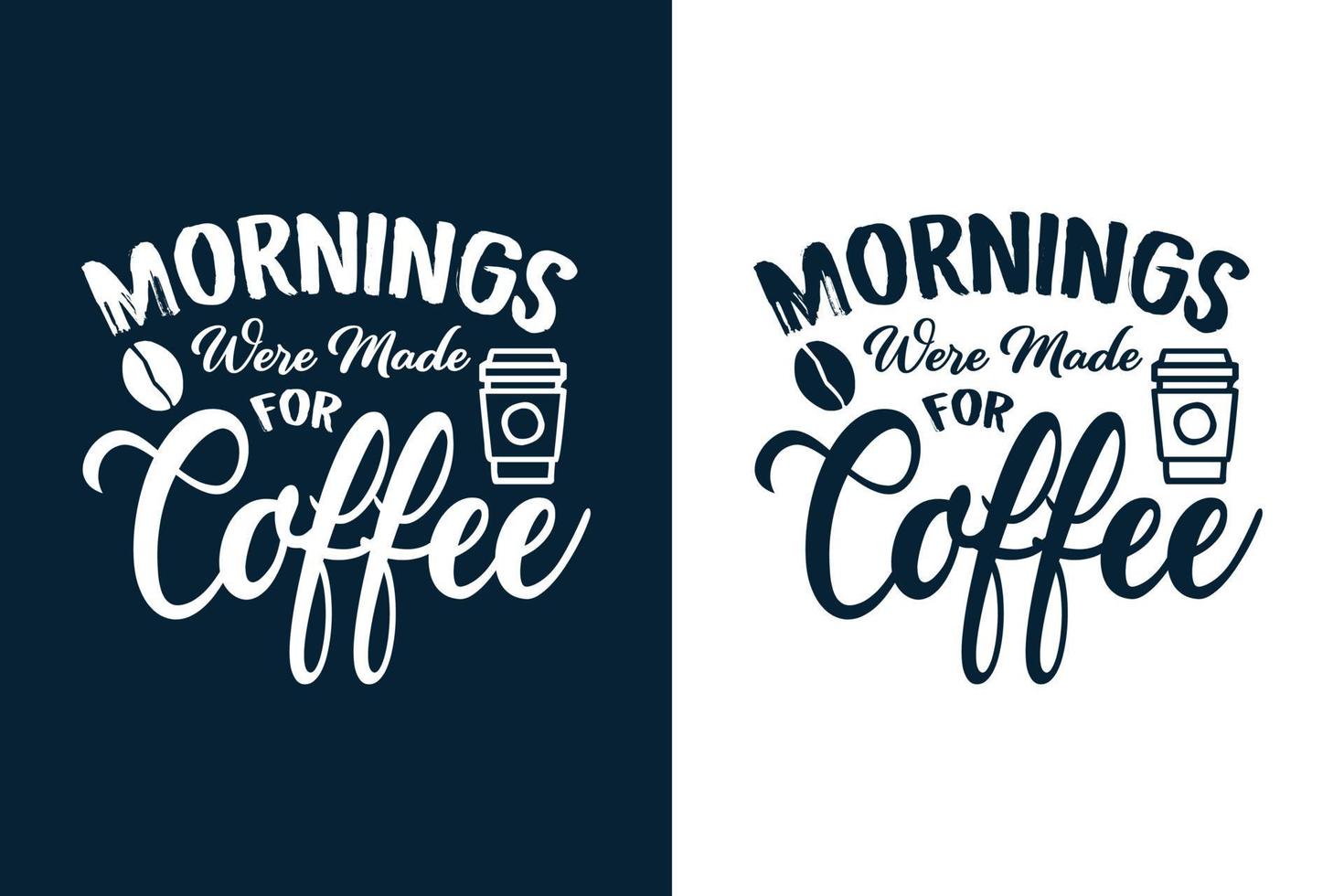 citazioni di design della maglietta del caffè vettore