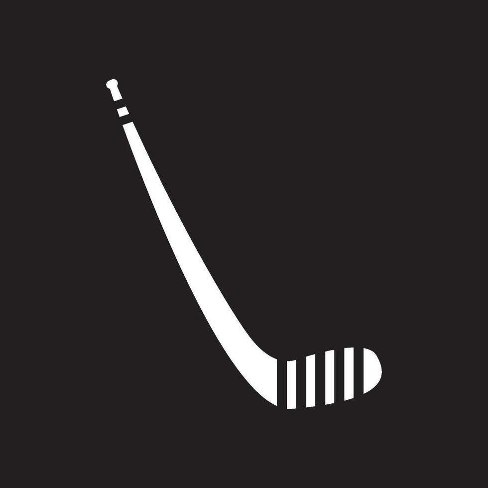 bastone, hockey bastone icona vettore