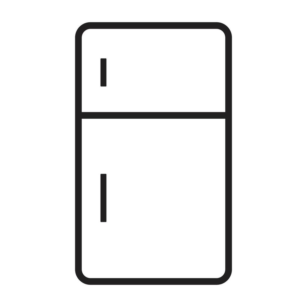 frigorifero icona simbolo modello vettore